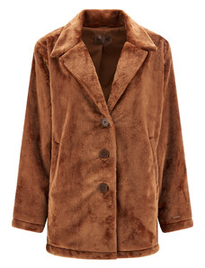 Freddy Cappotto teddy coat oversize in pelliccia teddy
