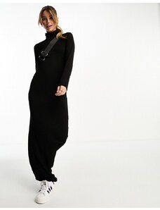 Miss Selfridge - Vestito lungo con collo alto nero