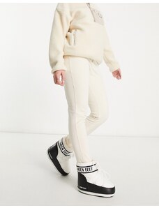 South Beach - Ski - Pantaloni da sci con ghette color crema-Bianco