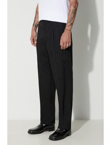 Norse Projects pantaloni in cotone Christopher Relaxed Gabardine Pleated Trouser N25-0385-9999 N25.0385.9999