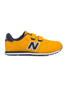 Sneakers gialle da bambino con doppio velcro New Balance 500