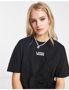 Vans - Flying V - T-shirt oversize nera-Nero