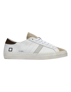 D.A.T.E. SNEAKERS HILL LOW VINTAGE CALF WHITE-T.MORO DATE