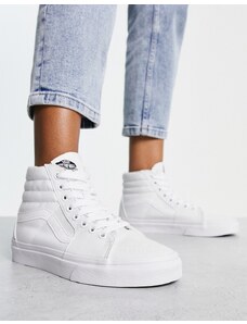 Vans Sk8-Hi - Sneakers alte bianche-Bianco
