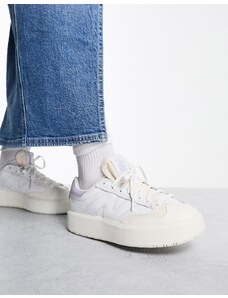 New Balance - CT302 - Sneakers bianche e lilla-Bianco