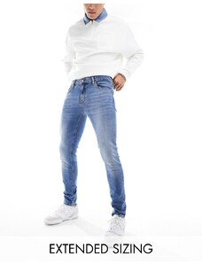 ASOS DESIGN - Jeans skinny blu lavaggio chiaro