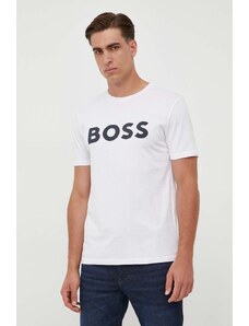 Boss Orange BOSS t-shirt in cotone BOSS CASUAL uomo colore beige