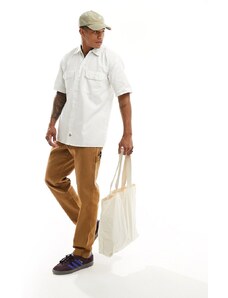 Dickies - Camicia casual a maniche corte bianca-Bianco