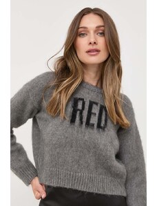 Red Valentino maglione in misto lana donna colore grigio