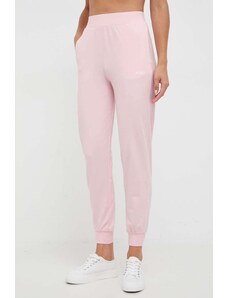 HUGO pantaloni lounge colore rosa