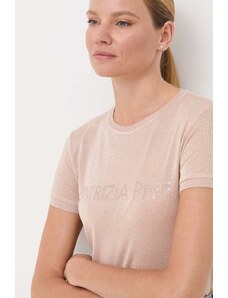 Patrizia Pepe t-shirt donna colore beige