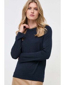 BOSS maglione in lana donna colore blu navy