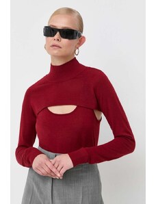 Patrizia Pepe maglione in lana donna colore rosso