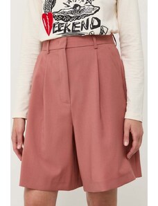 Weekend Max Mara shorts in lana colore rosa