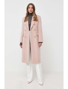 Pinko cappotto in lana colore beige