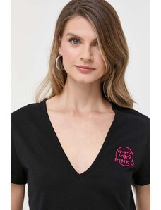 Pinko t-shirt in cotone colore nero