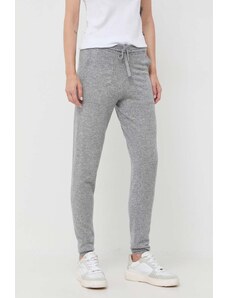 Max Mara Leisure pantaloni tuta in cotone colore grigio