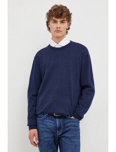 Les Deux maglione in lana uomo colore blu navy
