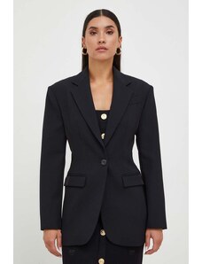 Pinko blazer con aggiunta di lana colore nero