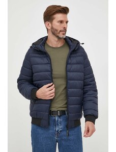 Ciabalù Giubbotto Uomo Invernale Bomber Lucido Con Cappuccio Slim Fit