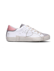 PHILIPPE MODEL Sneaker donna bianca/rosa in pelle SNEAKERS