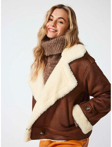 Cappotto in shearling ONLY