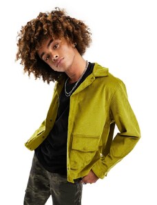 The North Face - Heritage - Camicia giacca in velluto a coste kaki multitasche-Verde