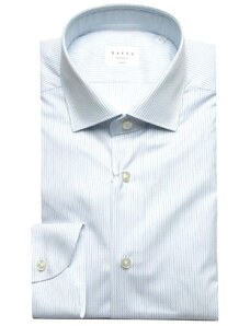 Xacus Camicia Travel Shirt bianca a righe
