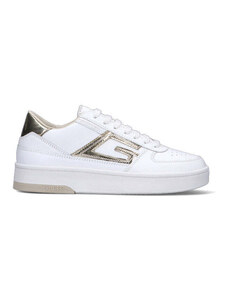 GUESS Sneaker donna bianca/oro in pelle SNEAKERS