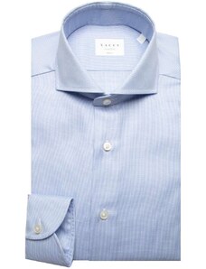 Xacus Camicia tailor fit azzurra in cotone