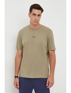 BOSS t-shirt BOSS ORANGE uomo colore verde 50473278
