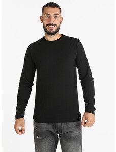 Baci & Abbracci T-shirt Manica Lunga Uomo In Cotone Nero Taglia M