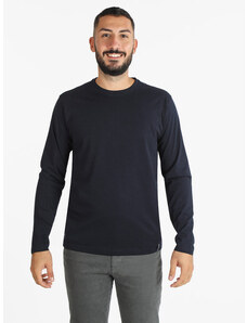 Baci & Abbracci T-shirt Manica Lunga Uomo In Cotone Blu Taglia S