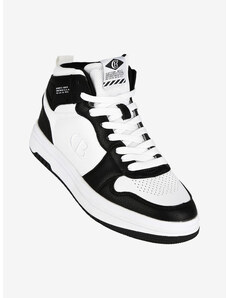 Cotton Belt Sneakers Alte Sportive Da Donna Nero Taglia 38