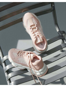 Women's Pale Pink Chunky Platform Low-Top Sneakers ES8 ER00113377