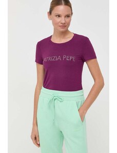 Patrizia Pepe t-shirt donna colore violetto