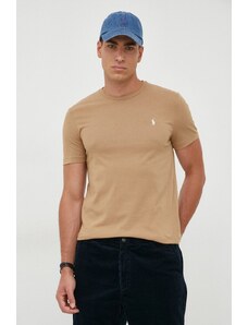 Polo Ralph Lauren t-shirt in cotone uomo colore beige