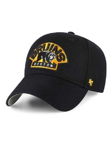 47 brand cappello con visiera aggiunta di cotone NHL Boston Bruins H-MVP01WBV-BKE
