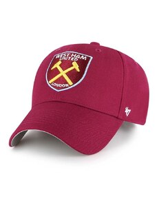 47brand cappello con visiera con aggiunta di cotone EPL West Ham United FC