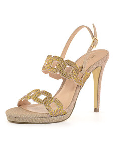 MENBUR sandali con tacco eleganti donna Heosforo oro