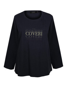 Coveri Moving T-shirt Donna Maniche Lunghe Taglie Forti Blu Taglia 3xl