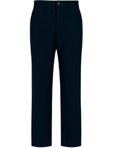 Armani Exchange Pantalone blu in twill stretch