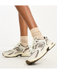 New Balance - 530 - Sneakers bianco sporco e beige - In esclusiva per ASOS