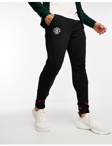 adidas performance adidas - Football Manchester United - Joggers sportivi neri-Nero