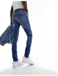 Tommy Jeans - Simon - Jeans skinny lavaggio medio-Blu