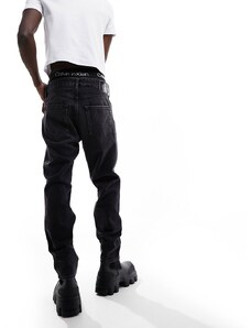 Calvin Klein Jeans - Jeans dad fit neri-Nero