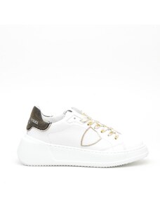 Sneakers Philippe Model TEMPLE in pelle bianco