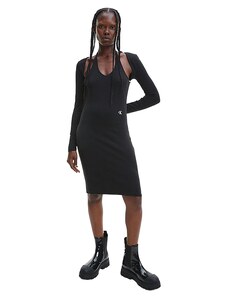 Abito fasciante donna Calvin Klein art J20J220545 P-E 23 colore nero misura a scelta