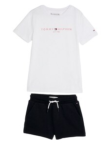 Completo bimba con t-shirt e shorts Tommy Hilfiger art KG0KG07281 P-E 23 colore foto misura a scelta