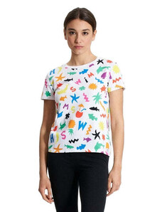 T-Shirt Donna Moschino Art A1903 2118 Colore a scelta Misura a scelta